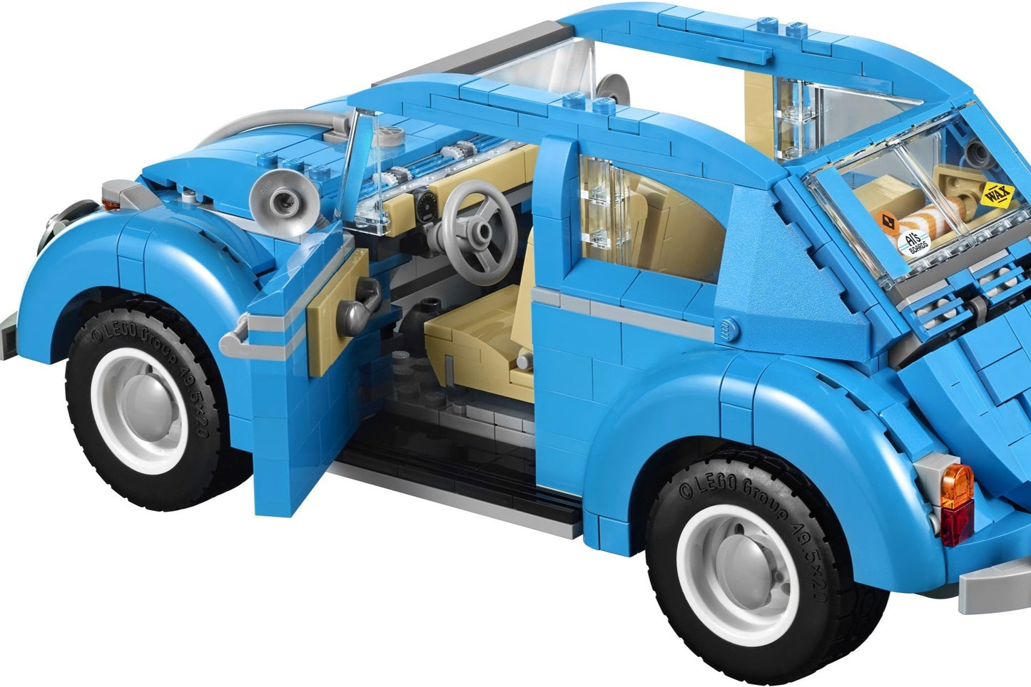 LEGO set 10252 – Volkswagen Kever uit de Lego Icons collectie, te huur in West- en Oost-Vlaanderen bij Brickset for You