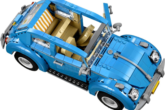 LEGO set 10252 – Volkswagen Kever uit de Lego Icons collectie, te huur in West- en Oost-Vlaanderen bij Brickset for You