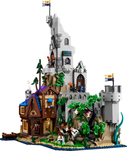 LEGO set 21348 – Dungeons & Dragons: het verhaal van de rode draak uit de Lego Ideas collectie, te huur in West- en Oost-Vlaanderen bij Brickset for You