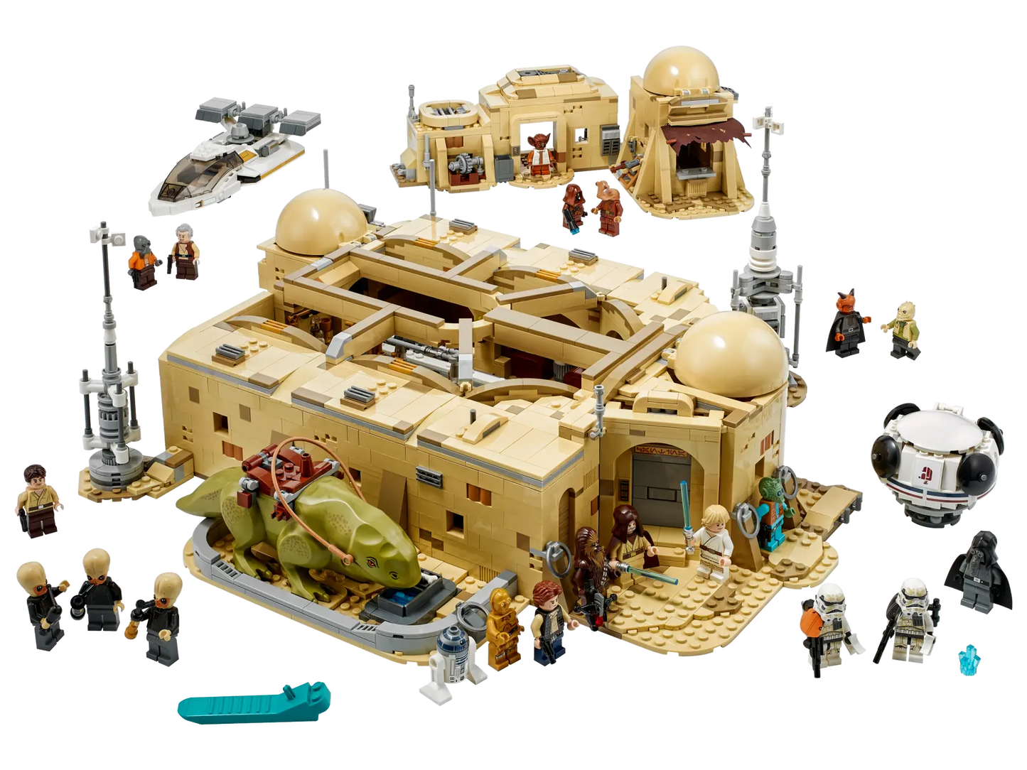 LEGO set 75290 – Mos Eisley Cantina™ uit de Lego Star wars collectie, te huur in West- en Oost-Vlaanderen bij Brickset for You