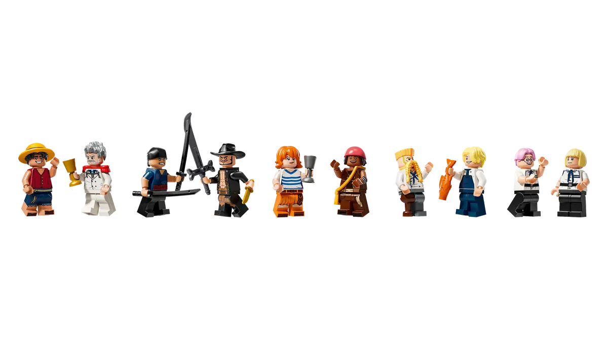 LEGO set 75640 – Het drijvende restaurant Baratie uit de Lego one Pieces collectie, te huur in West- en Oost-Vlaanderen bij Brickset for You