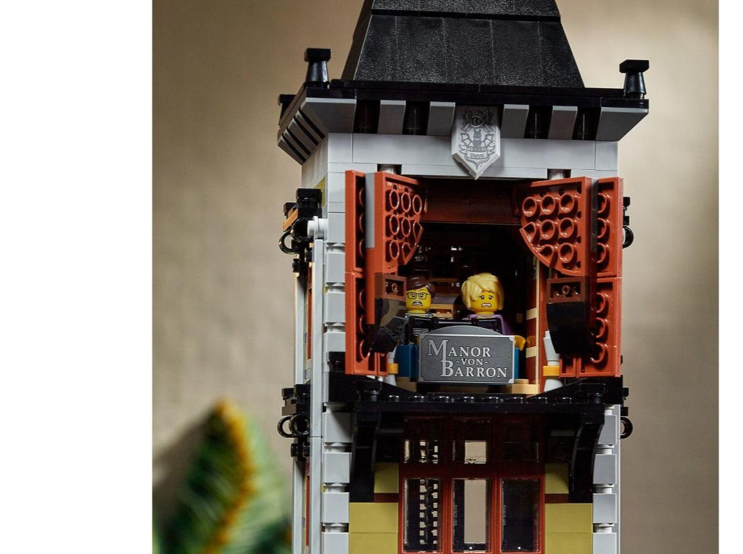 LEGO set 10273 – Spookhuis uit de Lego Creator Expert collectie, te huur in West- en Oost-Vlaanderen bij Brickset for You