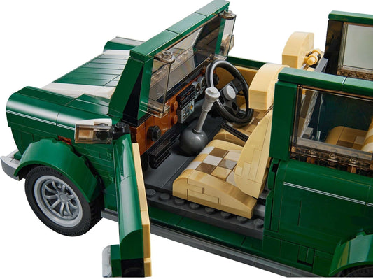 LEGO set 10242 – Mini cooper Mk VII uit de Lego Creator Expert collectie, te huur in West- en Oost-Vlaanderen bij Brickset for You