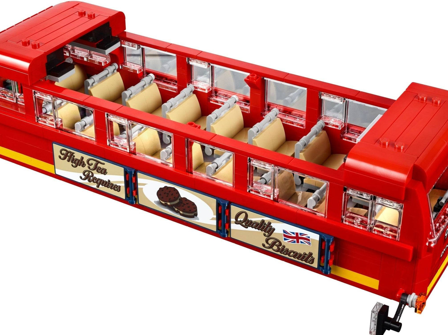 LEGO set 10258 – Londense bus uit de Lego Creator Expert collectie, te huur in West- en Oost-Vlaanderen bij Brickset for You