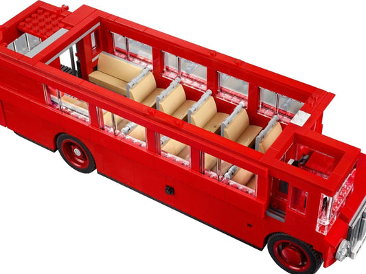 LEGO set 10258 – Londense bus uit de Lego Creator Expert collectie, te huur in West- en Oost-Vlaanderen bij Brickset for You