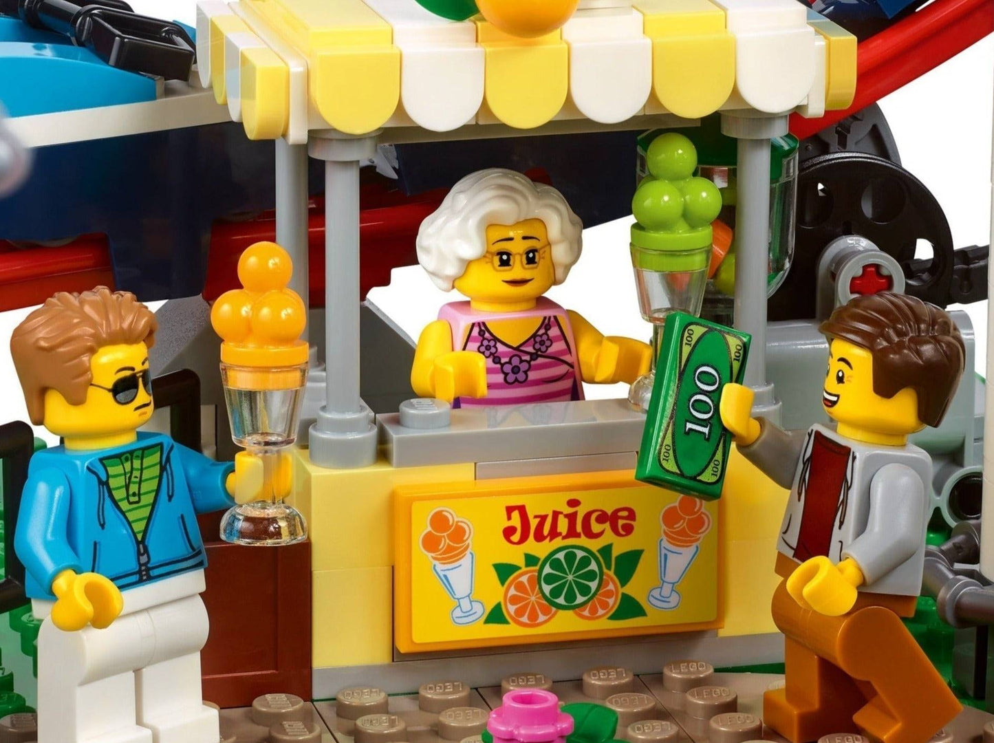 LEGO set 10261 – Achtbaan uit de Lego Creator Expert collectie, te huur in West- en Oost-Vlaanderen bij Brickset for You