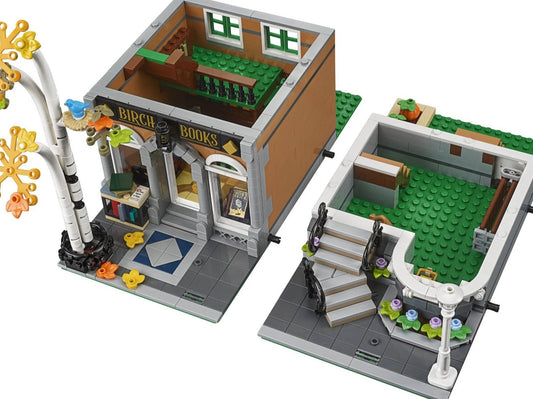 LEGO set 10270 – Boekenwinkel uit de Lego Creator Expert collectie, te huur in West- en Oost-Vlaanderen bij Brickset for You