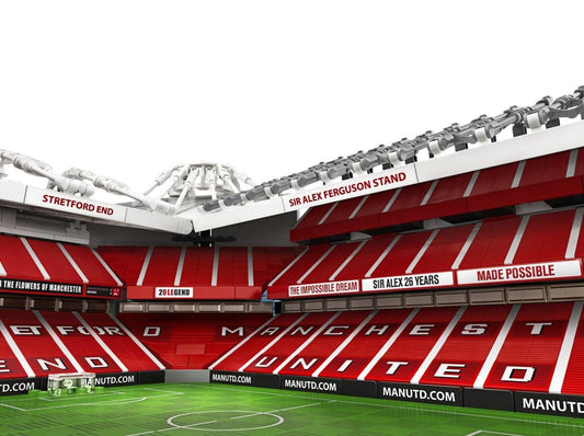 LEGO set 10272 – Old Trafford - Manchester United uit de Lego Creator Expert collectie, te huur in West- en Oost-Vlaanderen bij Brickset for You