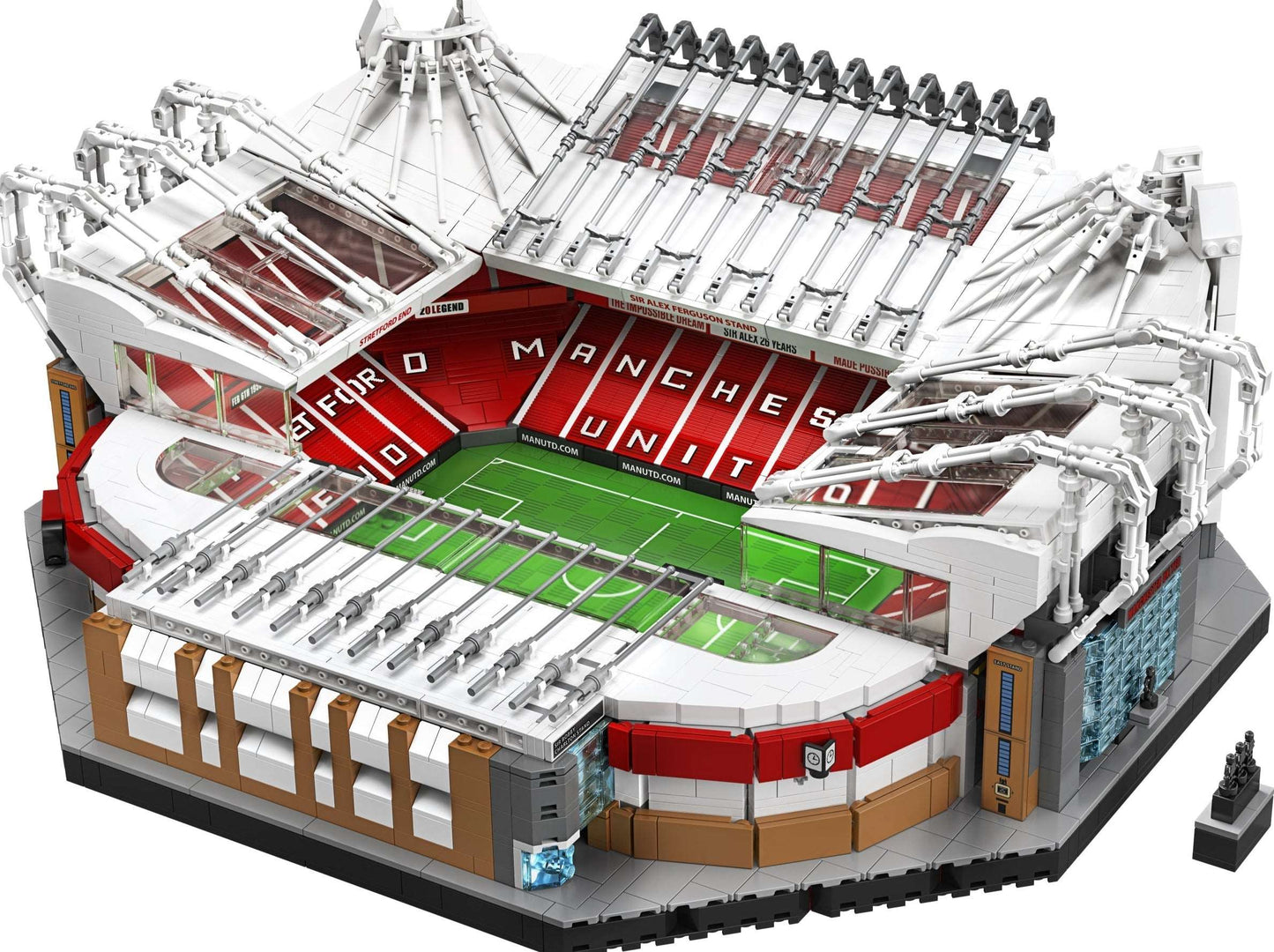 LEGO set 10272 – Old Trafford - Manchester United uit de Lego Creator Expert collectie, te huur in West- en Oost-Vlaanderen bij Brickset for You