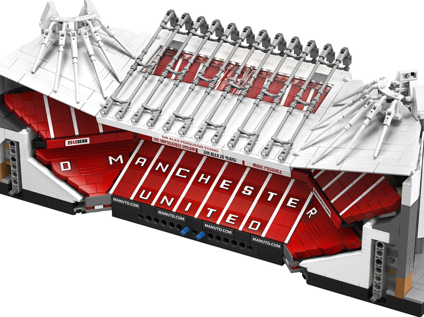 LEGO set 10272 – Old Trafford - Manchester United uit de Lego Creator Expert collectie, te huur in West- en Oost-Vlaanderen bij Brickset for You
