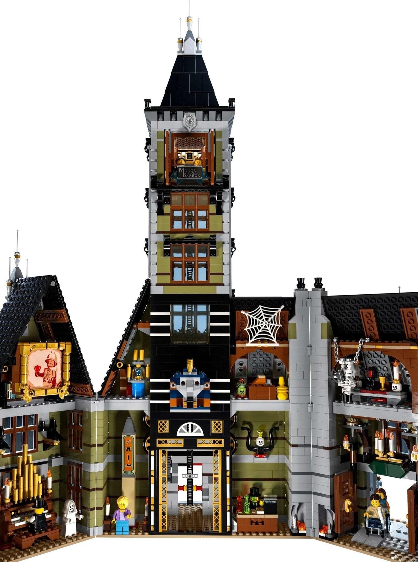 LEGO set 10273 – Spookhuis uit de Lego Creator Expert collectie, te huur in West- en Oost-Vlaanderen bij Brickset for You