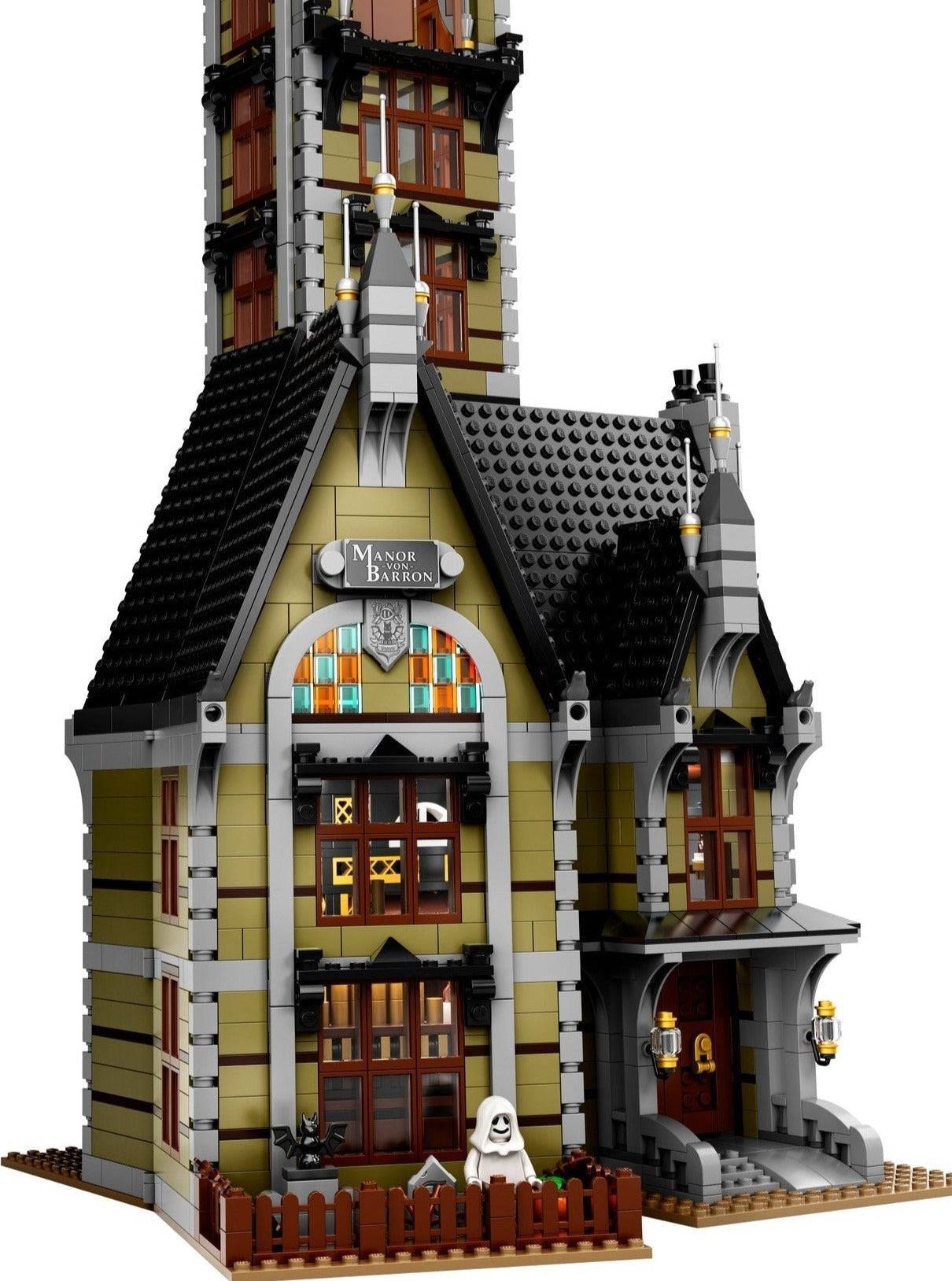 LEGO set 10273 – Spookhuis uit de Lego Creator Expert collectie, te huur in West- en Oost-Vlaanderen bij Brickset for You