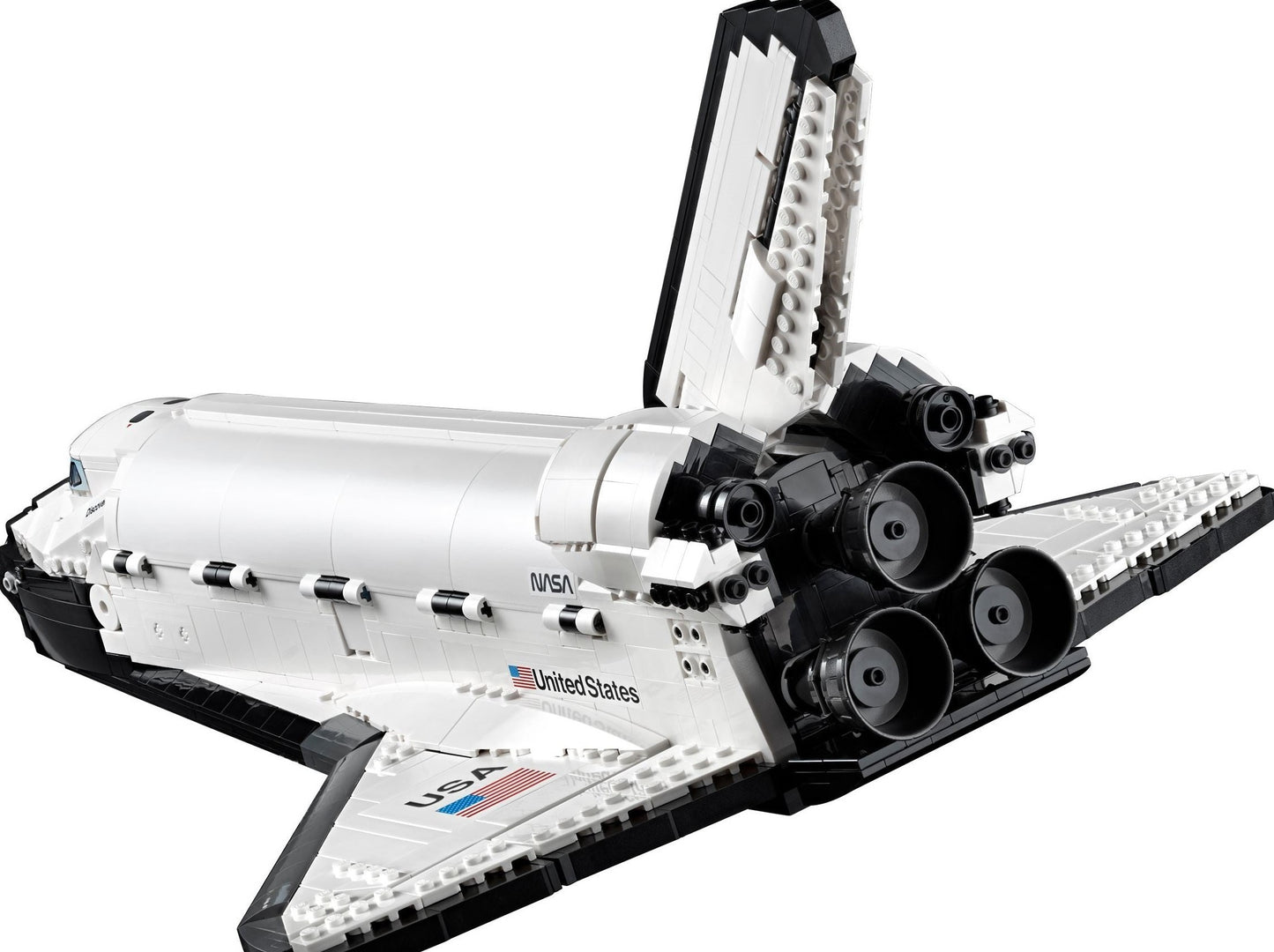LEGO set 10283 – NASA Space Shuttle Discovery uit de Lego Creator Expert collectie, te huur in West- en Oost-Vlaanderen bij Brickset for You