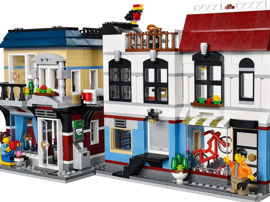 31026 : Fietswinkel & Café - Brickset for You. Huur Lego In Kortrijk (West-Vlaanderen)