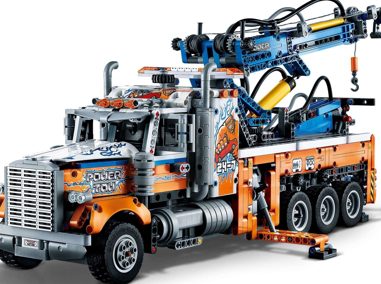 LEGO set 42128 – Robuuste sleepwagen uit de Lego Technic collectie, te huur in West- en Oost-Vlaanderen bij Brickset for You