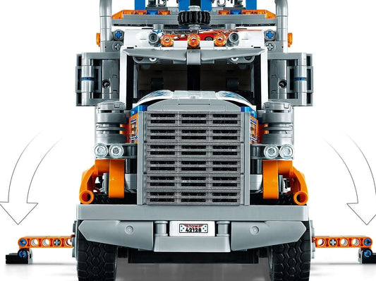 LEGO set 42128 – Robuuste sleepwagen uit de Lego Technic collectie, te huur in West- en Oost-Vlaanderen bij Brickset for You