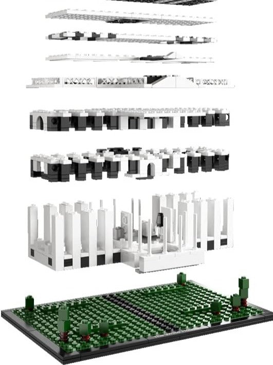 21006 : Het witte Huis - Brickset for You. Huur Lego In Kortrijk (West-Vlaanderen)