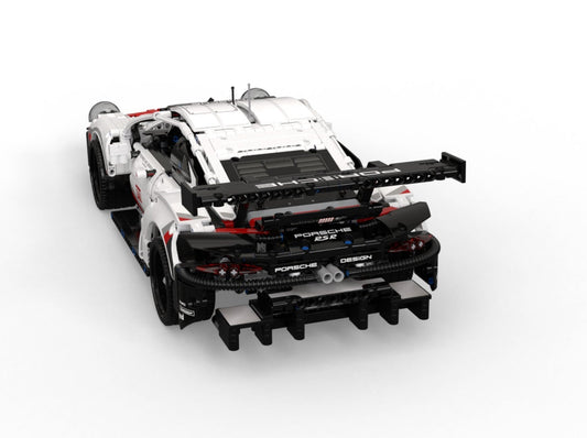 LEGO set 42096 – Porsche 911 RSR uit de Lego Technic collectie, te huur in West- en Oost-Vlaanderen bij Brickset for You