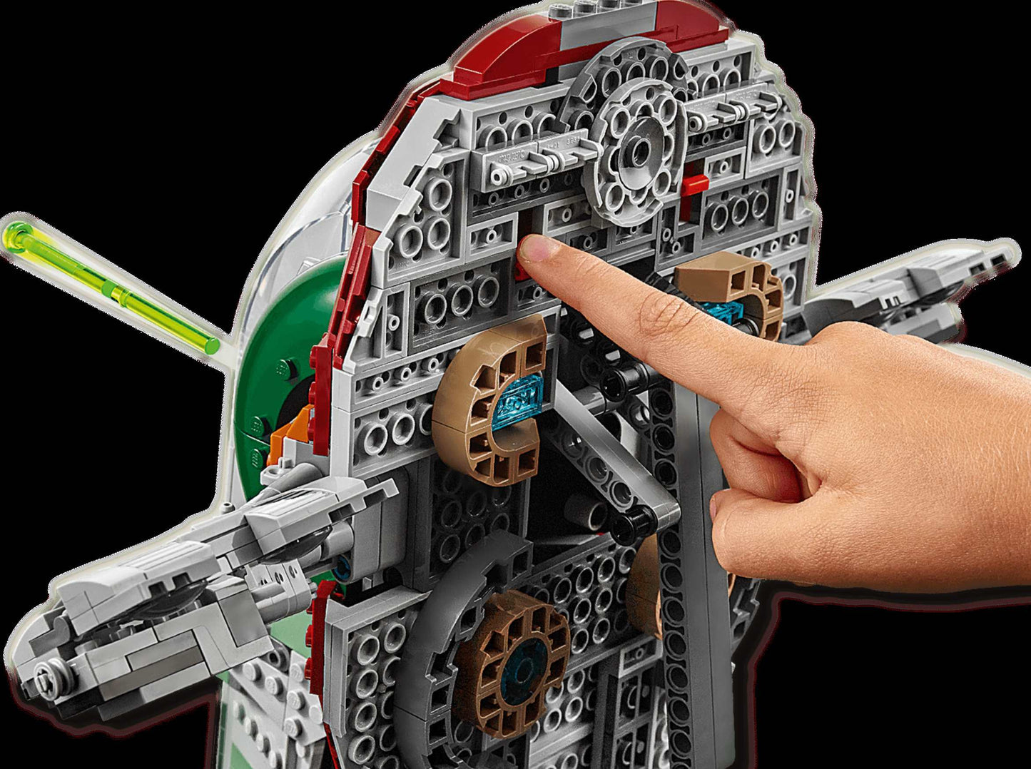 LEGO set 75243 – Slave I™ – uitgave ter ere van het 20-jarig bestaan uit de Lego Star wars collectie, te huur in West- en Oost-Vlaanderen bij Brickset for You