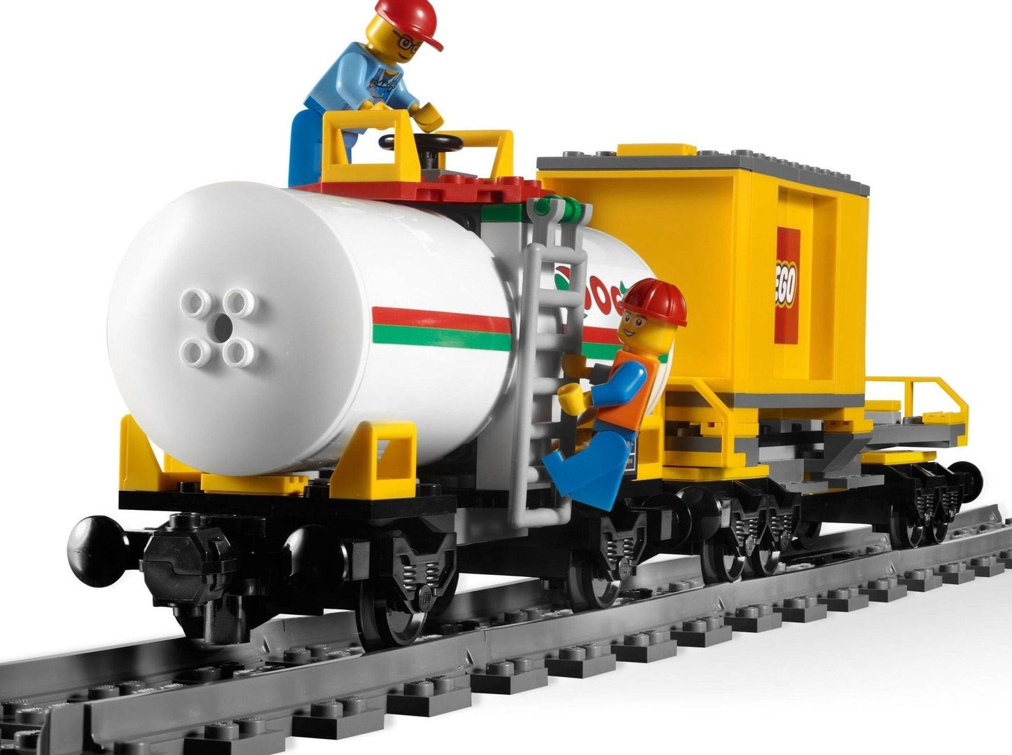 LEGO set 7939 – Vrachttrein uit de Brickset for Kids collectie, te huur in West- en Oost-Vlaanderen bij Brickset for You