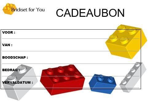 Brickset for You cadeaubon - Brickset for You