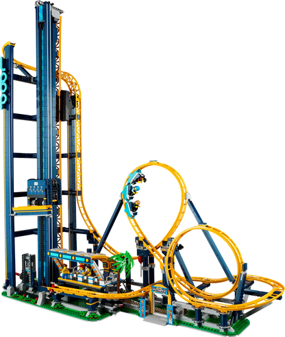 LEGO set 10303 – Lusachtbaan uit de Lego Icons, te huur in West- en Oost-Vlaanderen bij Brickset for You