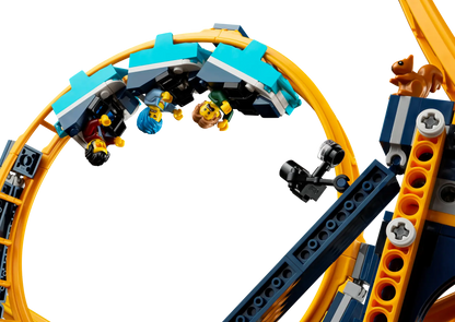 LEGO set 10303 – Lusachtbaan uit de Lego Icons, te huur in West- en Oost-Vlaanderen bij Brickset for You
