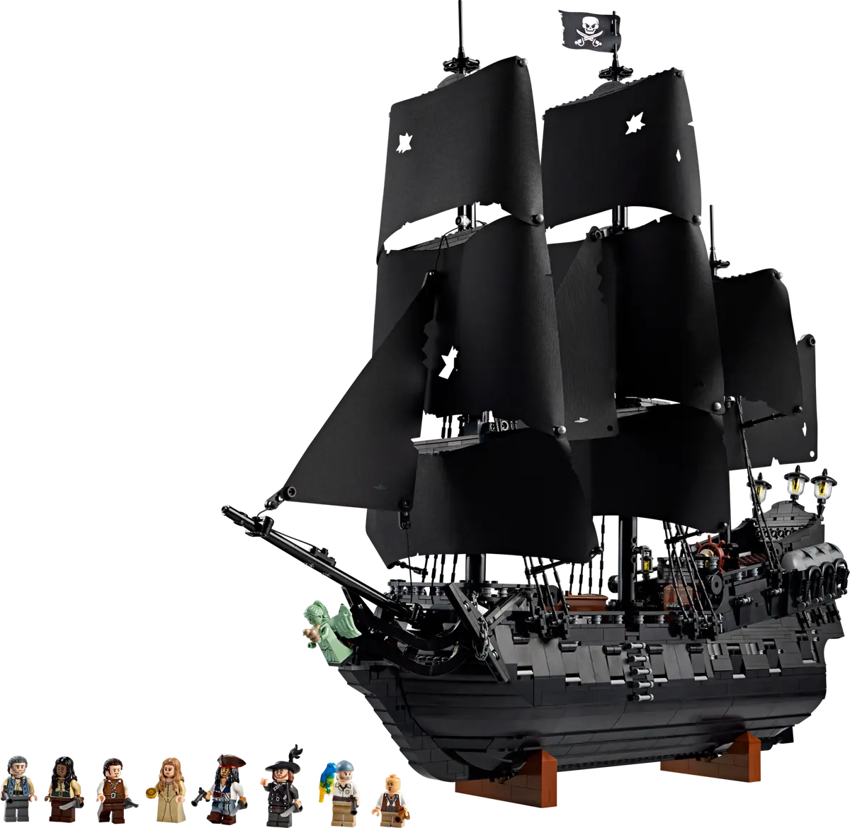 LEGO set 10365 – Het piratenschip van kapitein Jack Sparrow uit de Lego Icons collectie, te huur in West- en Oost-Vlaanderen bij Brickset for You