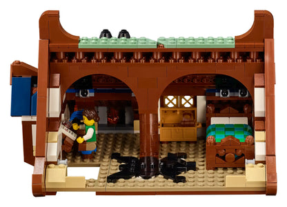 LEGO set 21325 – Middeleeuwse smid uit de Lego Ideas collectie, te huur in West- en Oost-Vlaanderen bij Brickset for You