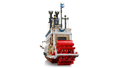LEGO set 21356 – Stoomboot uit de Lego Icons collectie, te huur in West- en Oost-Vlaanderen bij Brickset for You