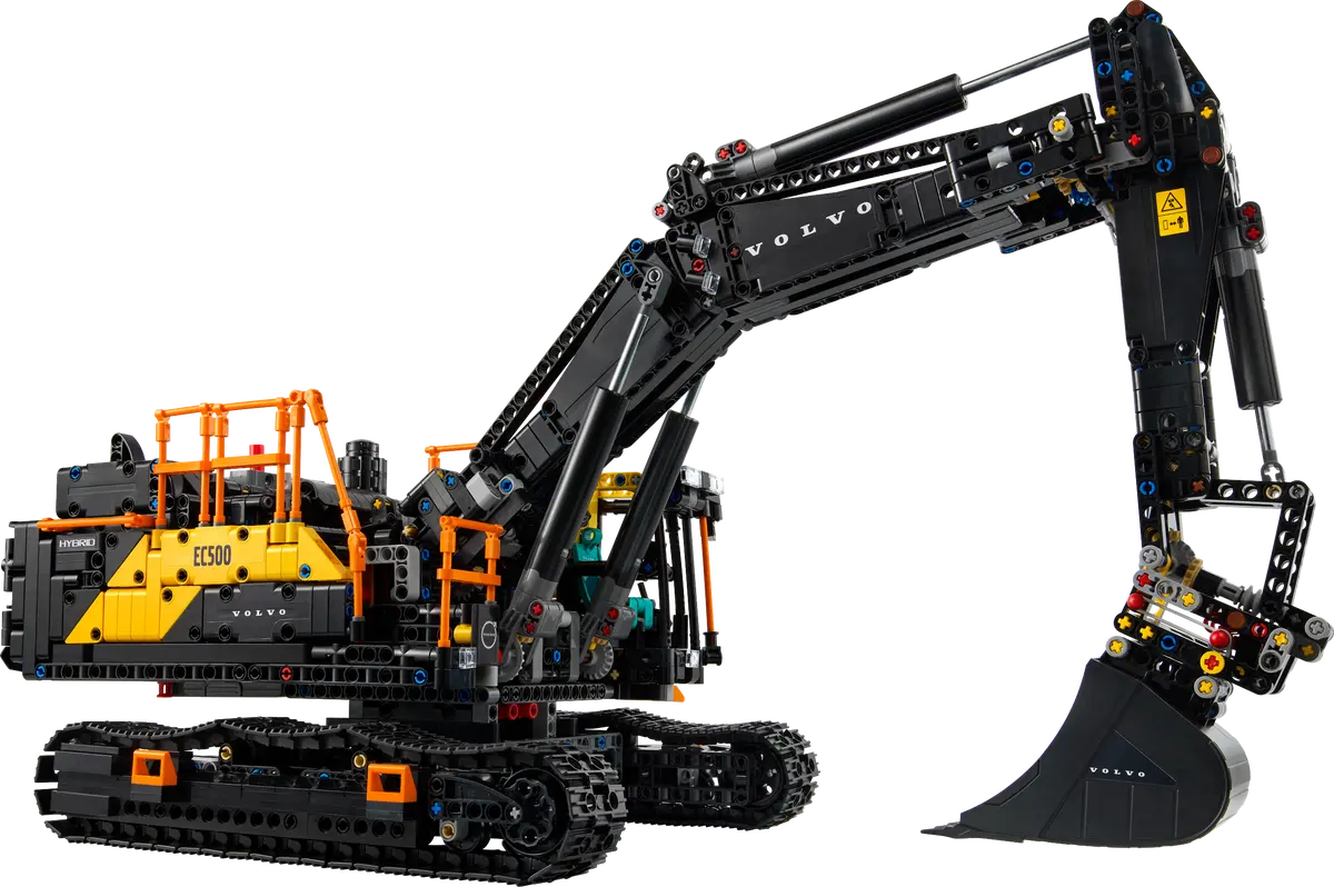 LEGO set 42215 – Volvo EC500 Hybrid graafmachine – Verzameleditie uit de Lego Technic collectie, te huur in West- en Oost-Vlaanderen bij Brickset for You