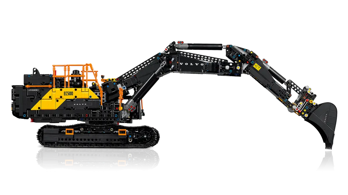 LEGO set 42215 – Volvo EC500 Hybrid graafmachine – Verzameleditie uit de Lego Technic collectie, te huur in West- en Oost-Vlaanderen bij Brickset for You
