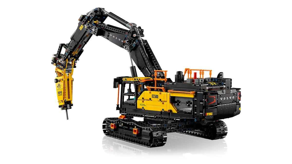 LEGO set 42215 – Volvo EC500 Hybrid graafmachine – Verzameleditie uit de Lego Technic collectie, te huur in West- en Oost-Vlaanderen bij Brickset for You