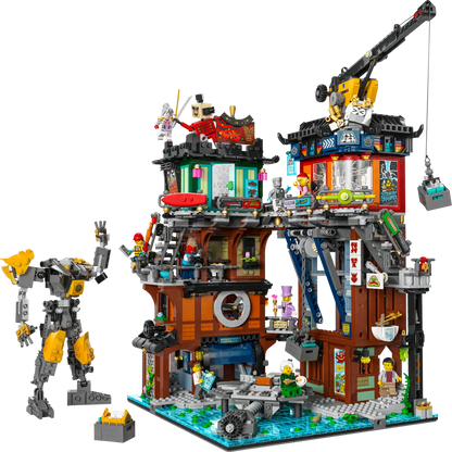 LEGO set 71837 – City werkplaatsen uit de Lego Ninjago collectie, te huur in West- en Oost-Vlaanderen bij Brickset for You