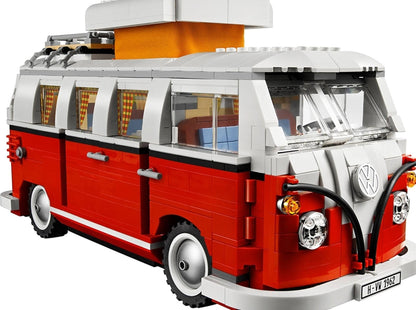 LEGO set 10220 – Volkswagen T1 Kampeerbus uit de Lego Creator Expert collectie, te huur in West- en Oost-Vlaanderen bij Brickset for You