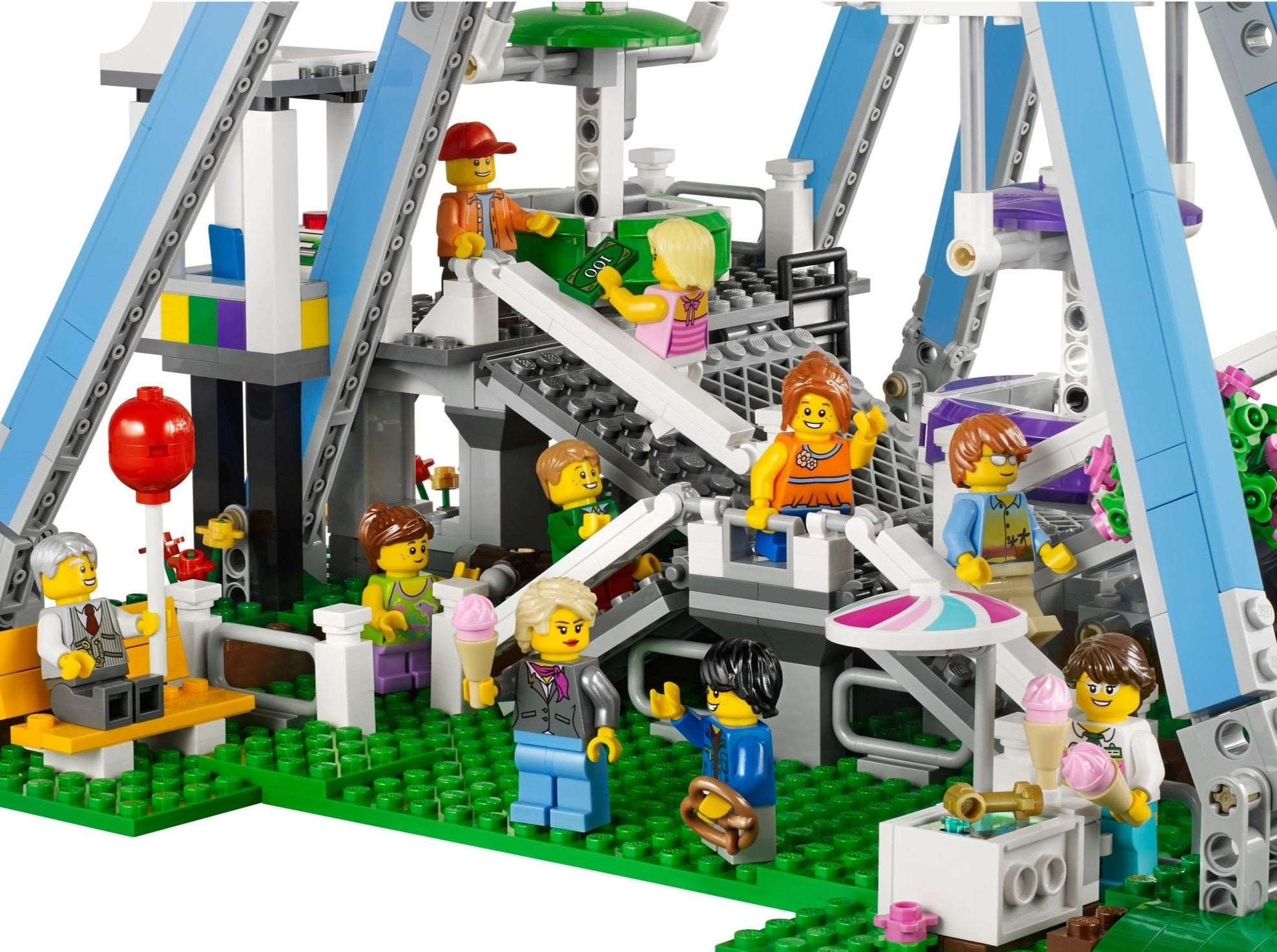 LEGO set 10247 – Reuzenrad uit de Lego Creator Expert collectie, te huur in West- en Oost-Vlaanderen bij Brickset for You