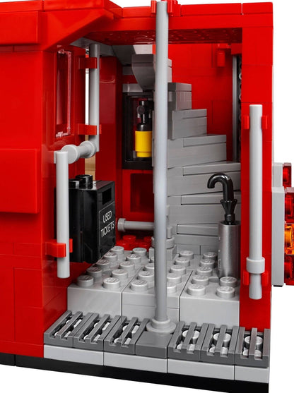 LEGO set 10258 – Londense bus uit de Lego Creator Expert collectie, te huur in West- en Oost-Vlaanderen bij Brickset for You