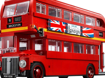 LEGO set 10258 – Londense bus uit de Lego Creator Expert collectie, te huur in West- en Oost-Vlaanderen bij Brickset for You