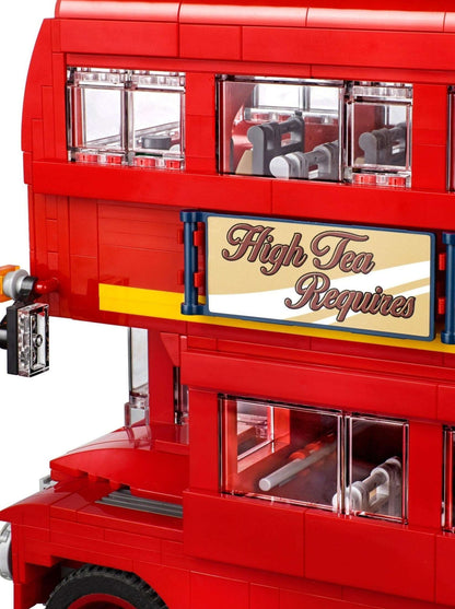 LEGO set 10258 – Londense bus uit de Lego Creator Expert collectie, te huur in West- en Oost-Vlaanderen bij Brickset for You