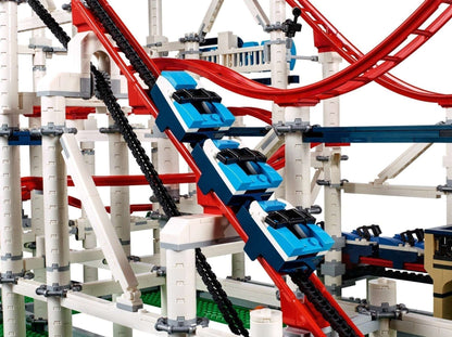 LEGO set 10261 – Achtbaan uit de Lego Creator Expert collectie, te huur in West- en Oost-Vlaanderen bij Brickset for You