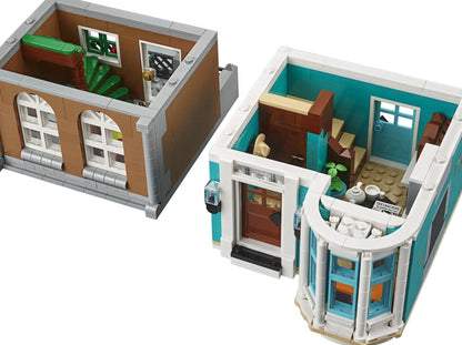 LEGO set 10270 – Boekenwinkel uit de Lego Creator Expert collectie, te huur in West- en Oost-Vlaanderen bij Brickset for You