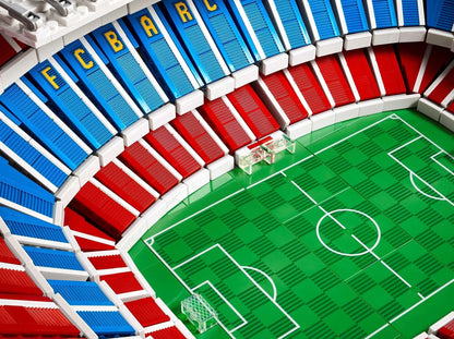 LEGO set 10284 – Camp Nou – FC Barcelona uit de Lego Creator Expert collectie, te huur in West- en Oost-Vlaanderen bij Brickset for You