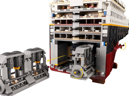 LEGO set 10294 – Titanic (set 2) uit de Lego Creator Expert collectie, te huur in West- en Oost-Vlaanderen bij Brickset for You