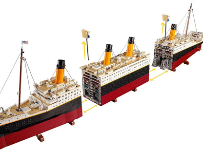 LEGO set 10294 – Titanic (set 2) uit de Lego Creator Expert collectie, te huur in West- en Oost-Vlaanderen bij Brickset for You