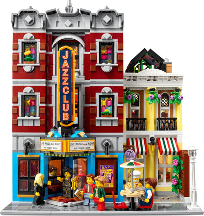 LEGO set 10312 – Jazzclub uit de Lego Creator Expert collectie, te huur in West- en Oost-Vlaanderen bij Brickset for You