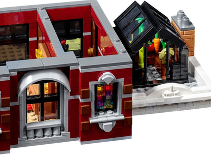 LEGO set 10312 – Jazzclub uit de Lego Creator Expert collectie, te huur in West- en Oost-Vlaanderen bij Brickset for You