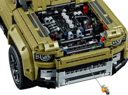 LEGO set 42110 – Land Rover Defender uit de Lego Technic collectie, te huur in West- en Oost-Vlaanderen bij Brickset for You