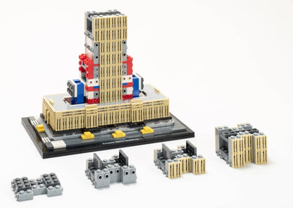 LEGO set 21046 – Empire State Building uit de Lego Architecture collectie, te huur in West- en Oost-Vlaanderen bij Brickset for You