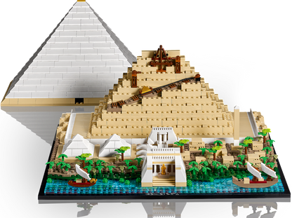 LEGO set 21058 – Grote Piramide van Gizeh uit de Lego Architecture collectie, te huur in West- en Oost-Vlaanderen bij Brickset for You