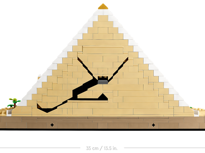 LEGO set 21058 – Grote Piramide van Gizeh uit de Lego Architecture collectie, te huur in West- en Oost-Vlaanderen bij Brickset for You